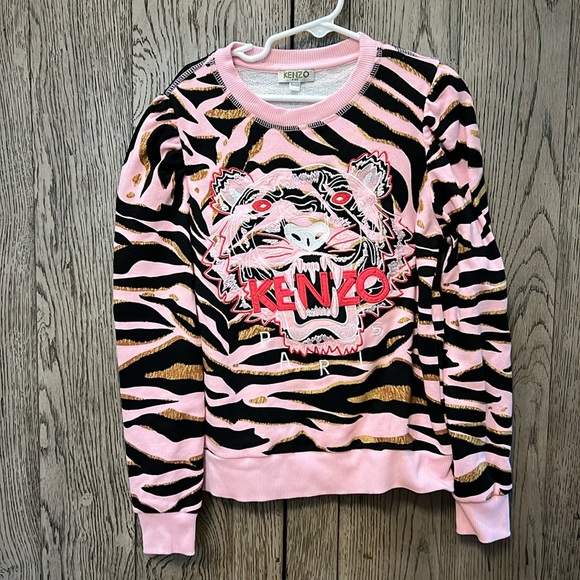 Kenzo Paris Tiger print sweatshirt. Size 10A/140. - Picture 1 of 4